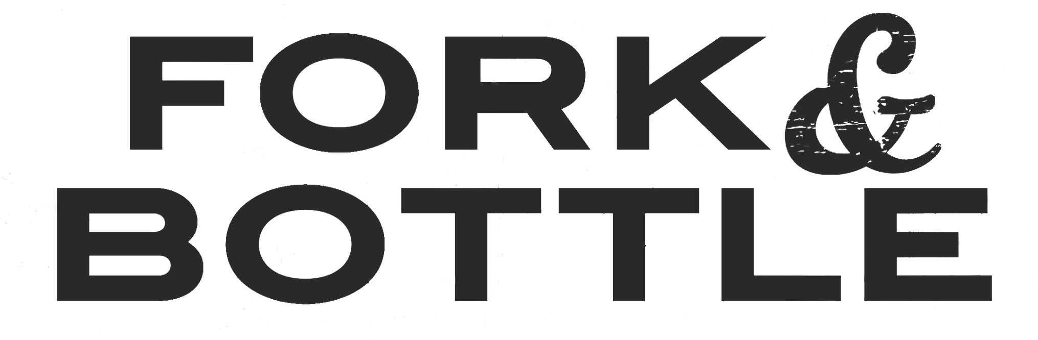 Fork & Bottle Logo