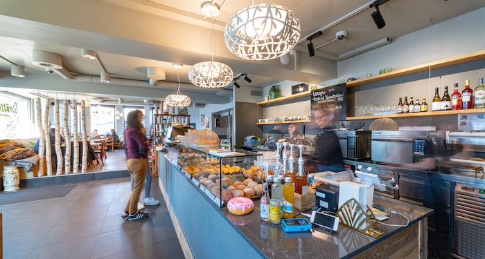 Veganes Café in Zürich
