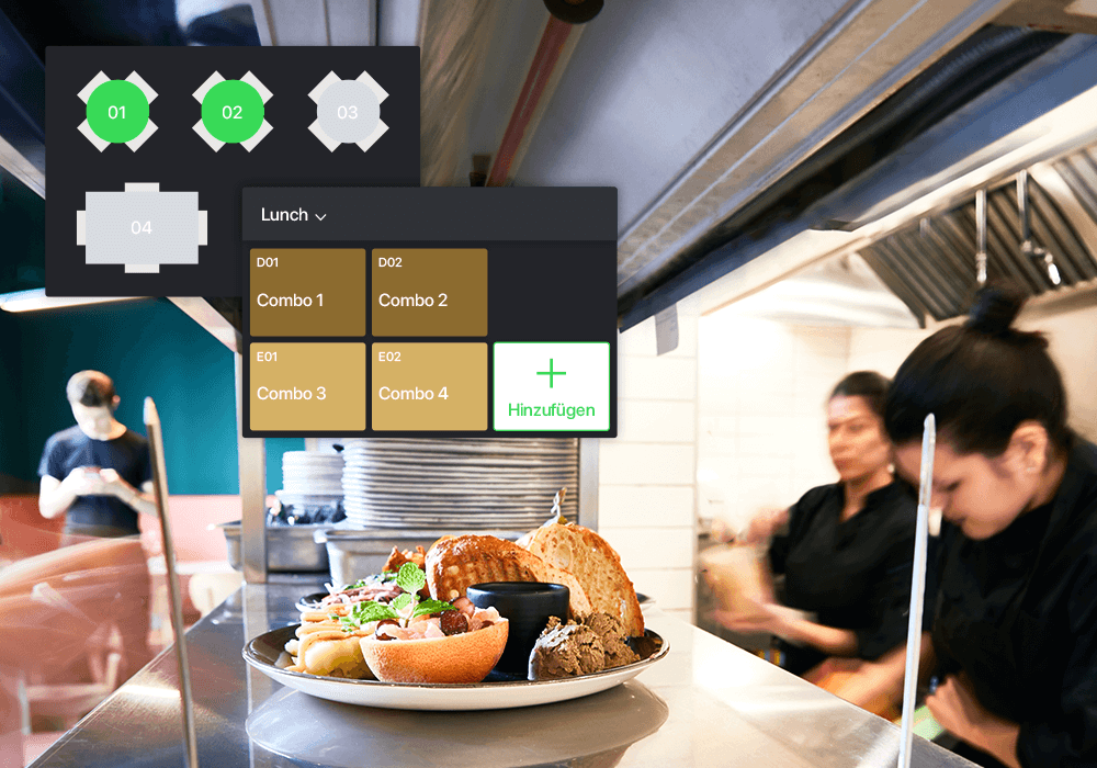 Steigern Sie Ihre Effizienz mit integrierten Tools für die Gastronomie.